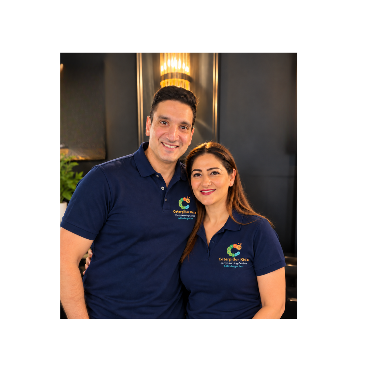 Caterpillar Kidz family operators Anvi and Sharokh